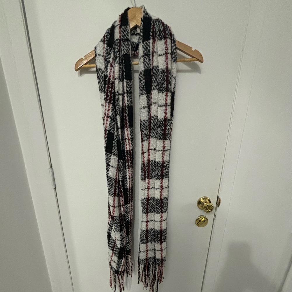 FREE PEOPLE Plaid Oversized Scarf